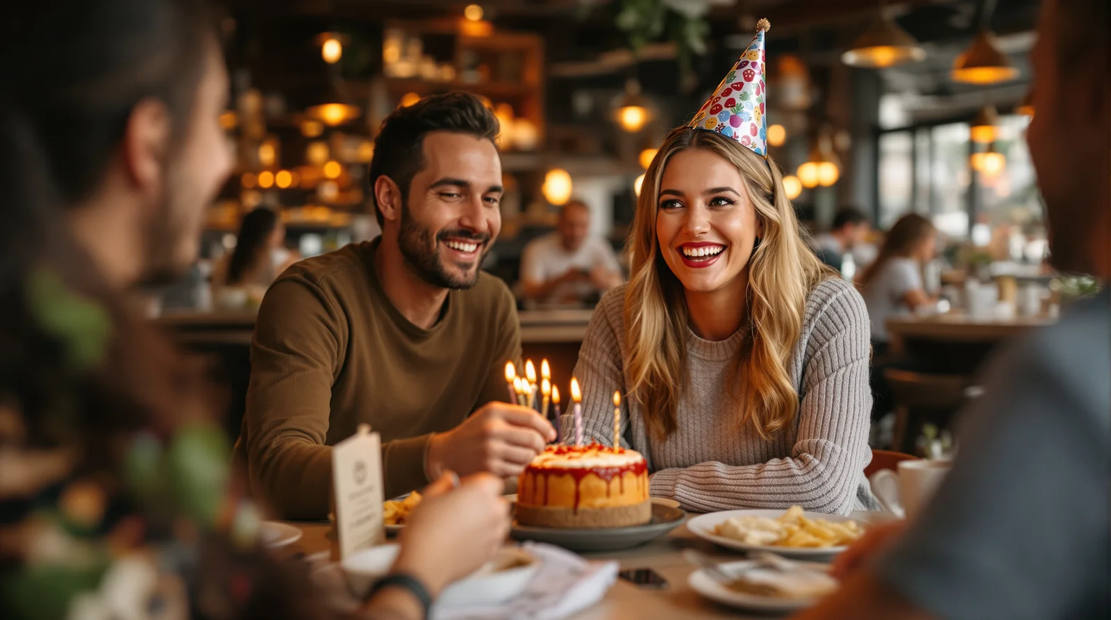 Buffet italiano de cumpleaños