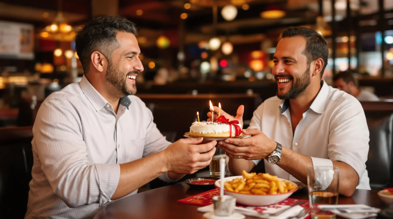 Aperitivo cumpleaños Tony Roma's