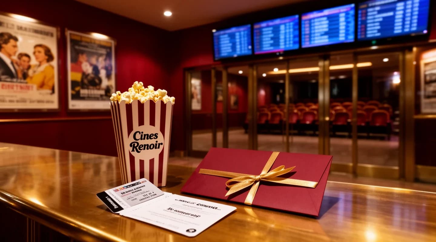 Invitación al cine por el cumpleaños para socios del Club Renoir.